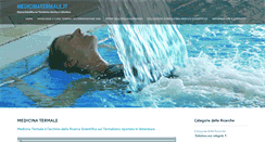 Desktop Screenshot of medicinatermale.it